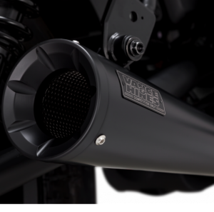 Honda Rebel Performance Exhaust - Vance and Hines - Upsweep Slip-On - Matte Black - `17-`20 Honda Rebel Performance Exhaust - Vance and Hines - Upsweep Slip-On - Matte Black - `17-`20